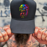 NEON NIGHTMARE CURVED BILL BLACK HAT