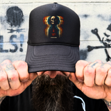 IDENTITY FOAM CURVED BILL BLACK HAT