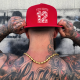 JERSEY RED FLAT BILL HAT