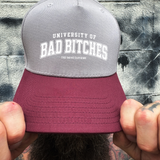 UNIVERSITY MAROON GREY BASEBALL HAT