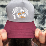 EAGLE TDC MAROON GREY BASEBALL HAT