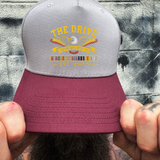 NEVER DIE MAROON GREY BASEBALL HAT