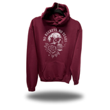 NO TEARS HOODIE MAROON
