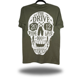 LIVE & RIDE MILITARY GREEN CLASSIC TEE