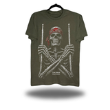 BONE DRUMMER MILITARY GREEN CLASSIC TEE