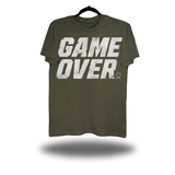 GAME OVER MILITARY GREEN CLASSIC TEE