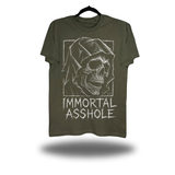 IMMORTAL ASSHOLE MILITARY GREEN CLASSIC TEE