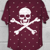 JOLLY ROGER NOBODY CARES BUTTON UP