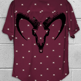 GOAT NOBODY CARES BUTTON UP