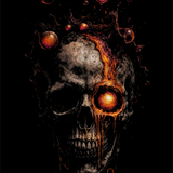 ORBIT SKULL DECAL