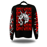 DRIVEN PUNK OVERSIZED PRINT LONG SLEEVE TEE