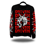 DRIVEN PUNK OVERSIZED PRINT LONG SLEEVE TEE