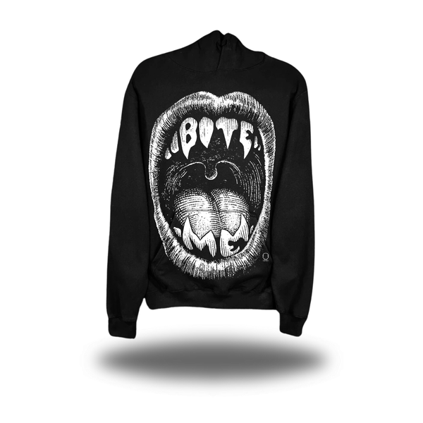 BITE ME OVERSIZED PRINT HOODIE