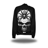 SPIDER SKULL OVERSIZED PRINT HOODIE