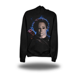 80'S JASON KNIFE OVERSIZED PRINT HOODIE