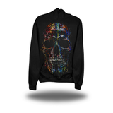 PAINT SKULL OVERSIZED PRINT HOODIE