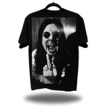 FU OZZY BACK BLACK OVERSIZED TEE