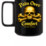 PAIN OVER COFFEE MUG