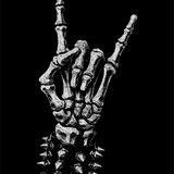 PUNK ROCKER HAND DECAL