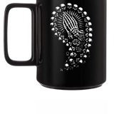 PAISLEY SKULLS COFFEE MUG