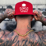 DRIVEN DEATH FLAT BILL RED HAT