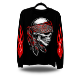 NATIVE RED LONG SLEEVE TEE