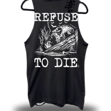 REFUSE TO DIE - ROAD RASH BLACK TANK TOP