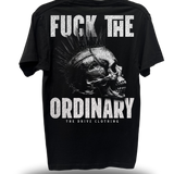 FUCK THE ORDINARY  - BLACK CLASSIC TEE