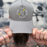 DRIVE BACK RETRO GREY HAT