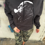 ILLUMINATED ROAD RASH BLACK CROP HOODIE - 1.0