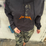 ROSARY ROAD RASH BLACK CROP HOODIE - 1.0