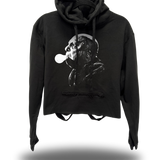 ILLUMINATED ROAD RASH BLACK CROP HOODIE - 1.0
