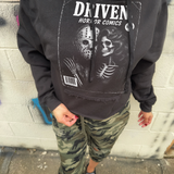 COMICS 4 ROAD RASH BLACK STITCHES HOODIE - 2.0