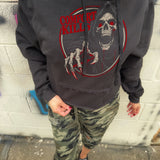 COMFORT REAPER ROAD RASH BLACK STITCHES HOODIE - 2.0