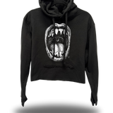 BITE ME ROAD RASH BLACK STITCHES HOODIE - 2.0