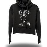 FAFO SNAKE ROAD RASH BLACK STITCHES HOODIE - 2.0