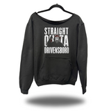 DRIVENSBORO ROAD RASH DIAMOND CROSS WIDENECK SWEATSHIRT