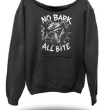 ALL BITE ROAD RASH DIAMOND CROSS WIDENECK SWEATSHIRT