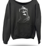 COMFORT KING ROAD RASH DIAMOND CROSS WIDENECK SWEATSHIRT