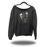 MASK OFF 2 ROAD RASH DIAMOND CROSS WIDENECK SWEATSHIRT