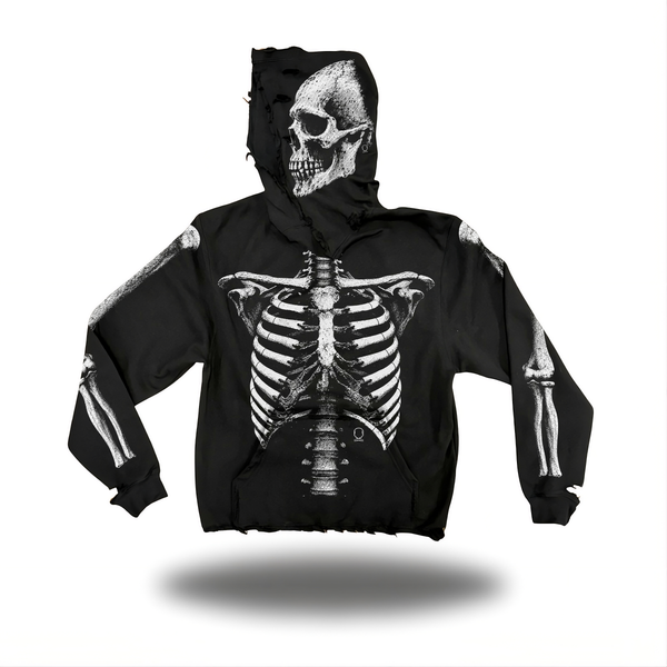 SKELETON KING ROAD RASH OVERSIZED PRINT HOODIE