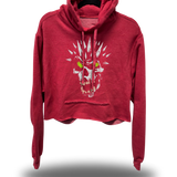 HOLLOW KING ROAD RASH RED STITCHES HOODIE