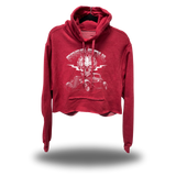 HOTROD ROAD RASH RED STITCHES HOODIE