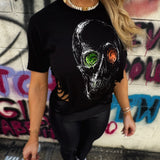 TOXIC VISION ROAD RASH HEART CROP TOP
