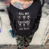 FRIENDS ROAD RASH WIDENECK SWEATER 1.0