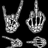 FU/ROCKER HAND 4 PACK DECAL