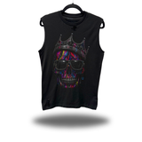 CHROMATIC KING SKULL ROAD RASH MUSCLE TANK