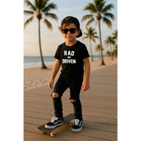 RAD AND DRIVEN BLACK TEE- YOUTH