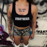 UNBOTHERED RIB CROP TANK
