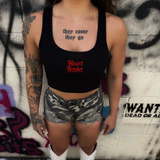 HEART BREAKER RIB CROP TANK